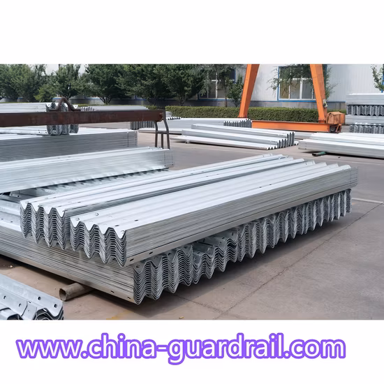 고속도로 안전 Galvanzied Defensas Metalicas 금속 W 빔 가드 레일